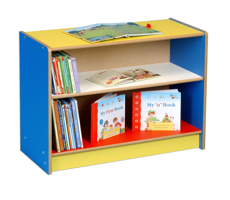 2 Shelf Bookcase - Multicolour