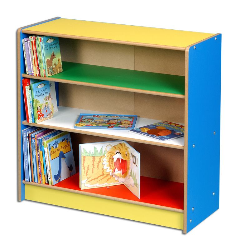3 Shelf Bookcase - Multicolour