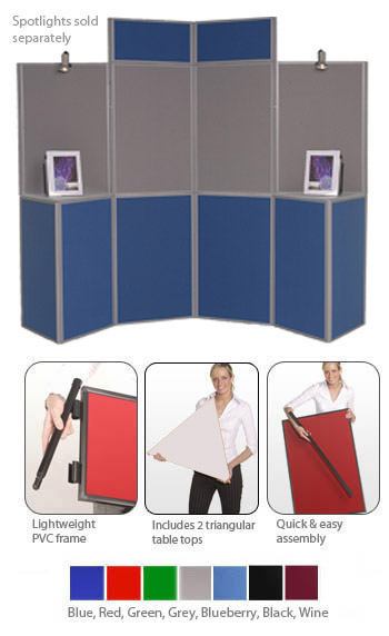 Slimflex Panel & Pole Display Kits - 12 Panel Point of Sale Kit
