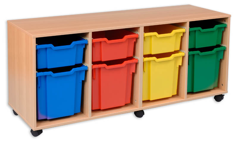 4 Jumbo/4 Deep Tray Storage Unit