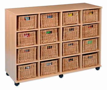 16 Deep With Wicker Baskets