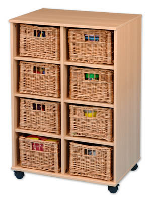 8 Deep With Wicker Baskets