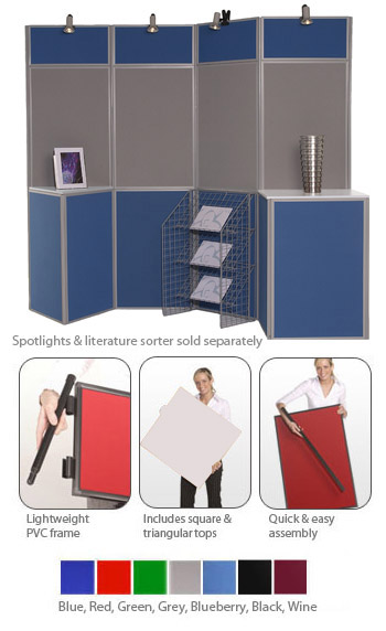 Slimflex Panel & Pole Display Kits - 13 Panel Kit