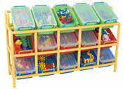 15 Tilt-Bin Static Storage Unit