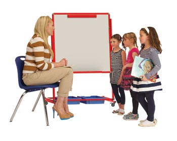 Mobile Magnetic Display/Storage Easel (Single Sided)