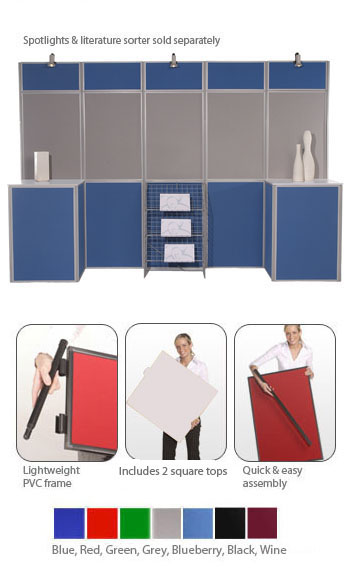 Slimflex Panel & Pole Display Kits - 16 Panel Kit