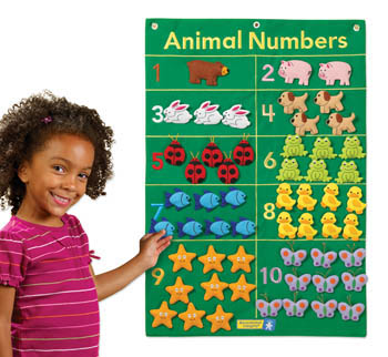 Animal Numbers Activity Center