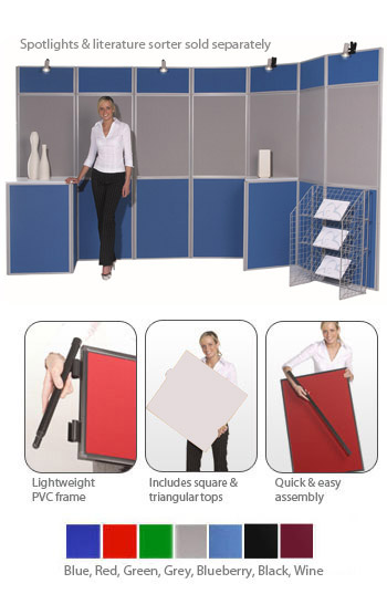 Slimflex Panel & Pole Display Kits - 19 Panel Kit
