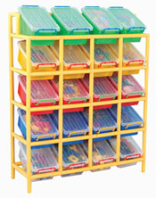 20 Tilt-Bin Static Storage Unit