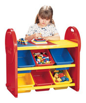 6 Bin Storage Organiser
