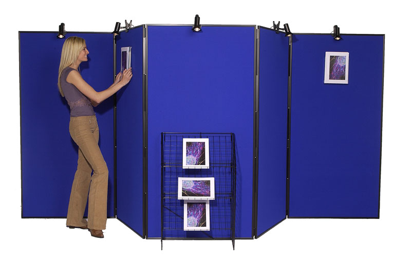 5-Panel Jumbo Display Stand - PVC Frame 5-Panel Jumbo Display Stand - PVC Frame