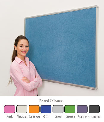 Colourtex Noticeboard with Aluminium Frame