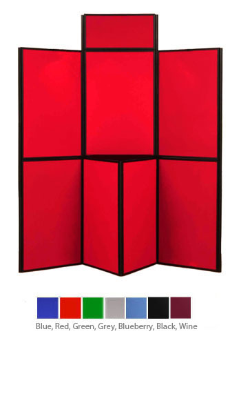7-Panel Freestanding Display Kit - PVC Frame