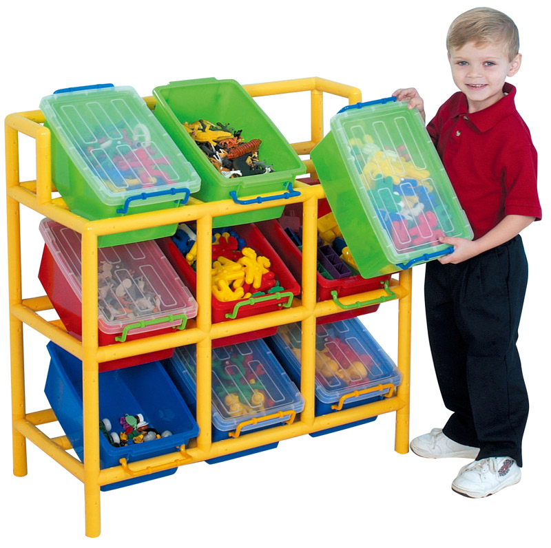 9 Tilt-Bin Static Storage Unit