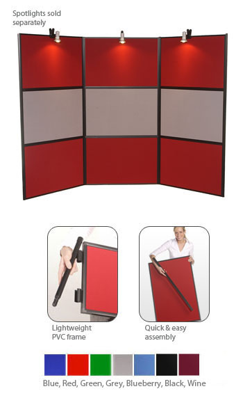 Slimflex Panel & Pole Display Kits - 9 Panel Landscape Kit