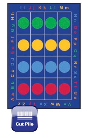 ABC Dots Rectangular Rug