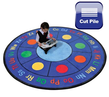 ABC Dots Round Rug
