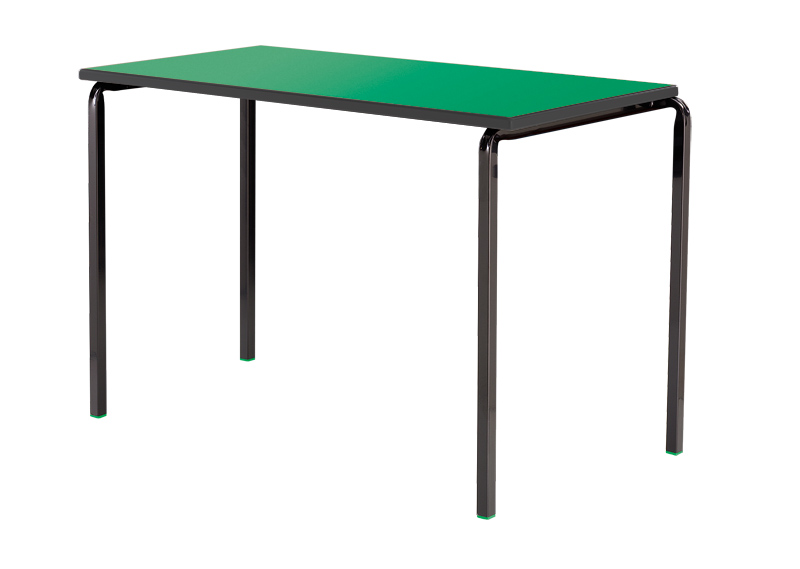 Classroom Slide Stacking Rectangular Table - Duraform Spray Polyurethane Edge