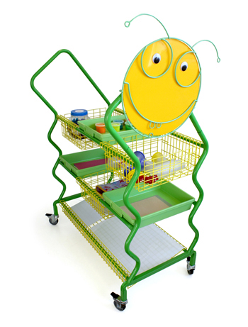 Curvy Bug Art Trolley