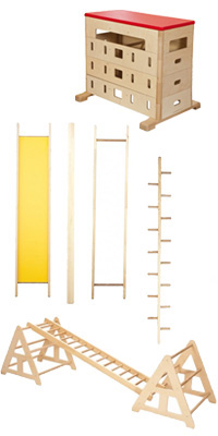 Wooden Gym Set
