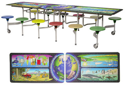 Global Warming Folding Table (12 Seater)