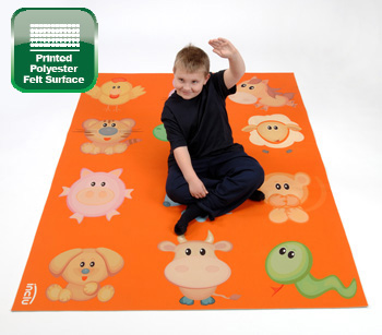 Animal Circle Time Rug