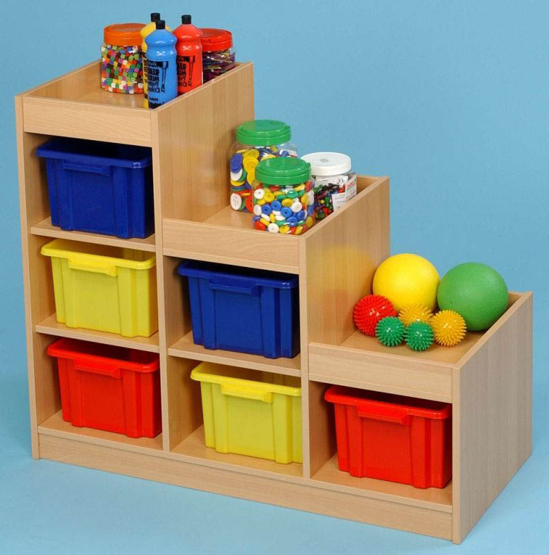 RH Display Storage Unit - With 6 Colour Trays