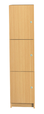 Adult Lockers - 400mm Depth - 3 Door