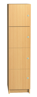 Adult Lockers - 400mm Depth - 4 Door