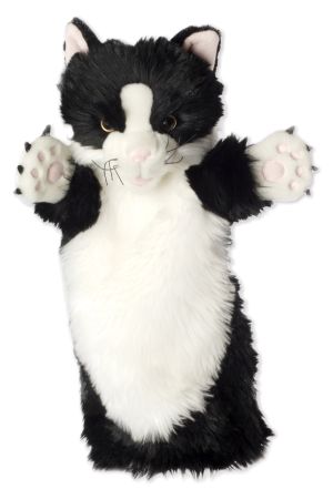 black and white cat pictures. Puppet - Black amp; White Cat