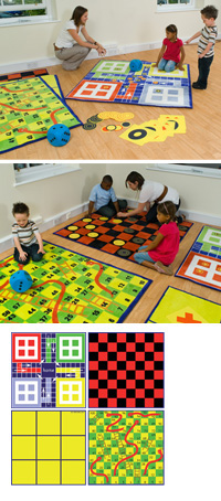 4 Activity Games Rugs Plus Accessory Pack