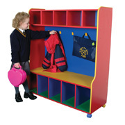 Mobile Cubby Cloakroom