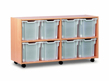 Ready Assembled 8 Tray Unit With Extra Deep Trays