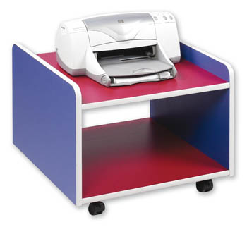 Printer Trolly - Red/Blue