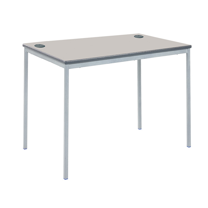 ClassCore Computer Rectangular Table with 2 Portholes - 1200 x 750mm