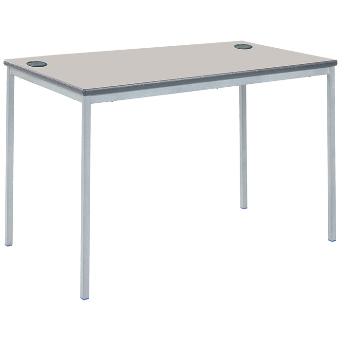 ClassCore Computer Rectangular Table with 2 Portholes - 1500 x 750mm