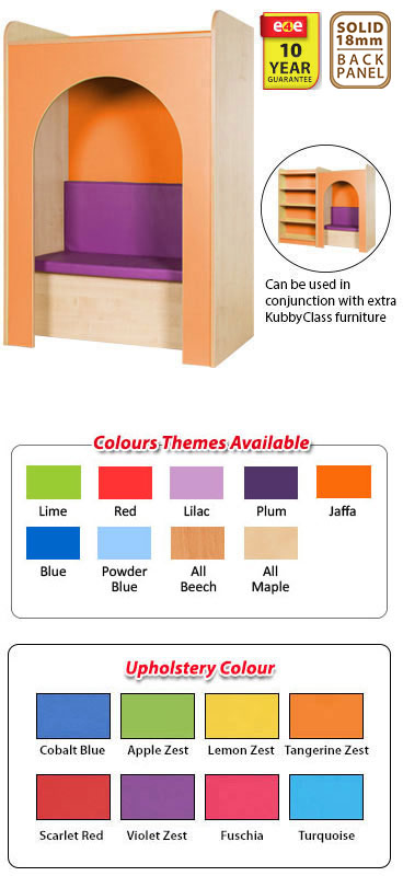 KubbyClass Reading Nook With Seating And Backing Pad