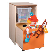 Single Cubby & Shelf Unit