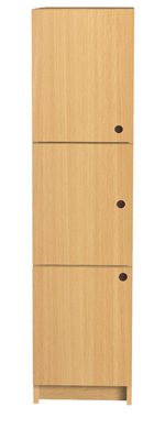 Primary Wooden Locker - 3 Door