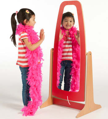 Galaxy Mirror Red
