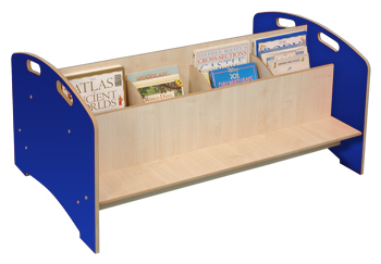 Coniston Seated Library Unit - Blue/Maple