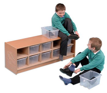 Low-Level Shoe-Caddy With Trays