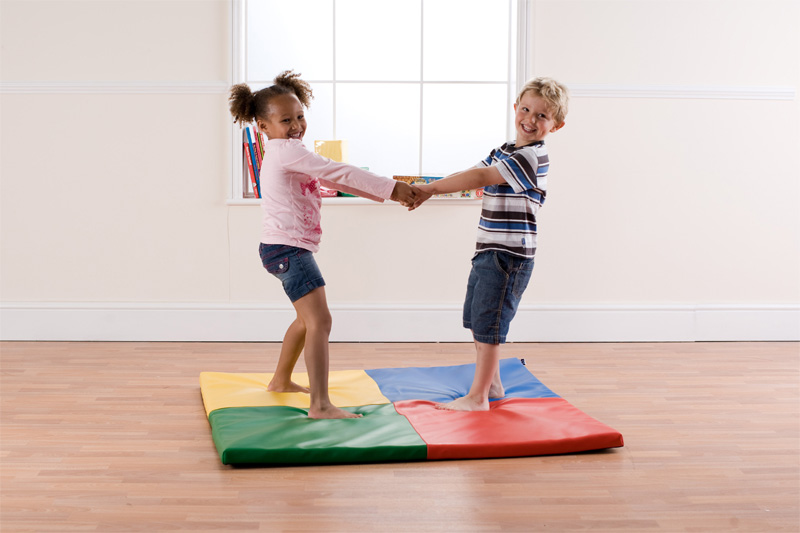 Square Patchwork Soft Landing Mat