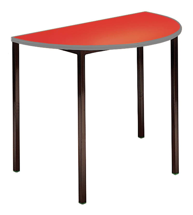Classroom Spiral Stacking Semi Circular Table - Duraform Spray Polyurethane Classroom Spiral Stacking Semi Circular Table - Duraform Spray Polyurethane