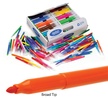 Sw�sh Classtrays of 300 Colouring Pens - Broad Tipped