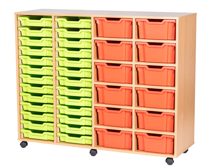 Sturdy Storage Cubbyhole Storage with 38 Variety Trays (Height 1189mm)