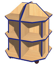 12 Shelf Library Island 