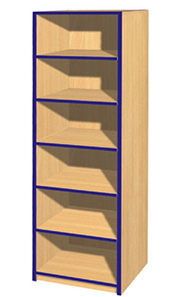 6FT Slim Bookcase   