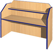 Double Study Carrel 