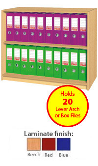 Fully Assembled Static 20 Box File Open Unit